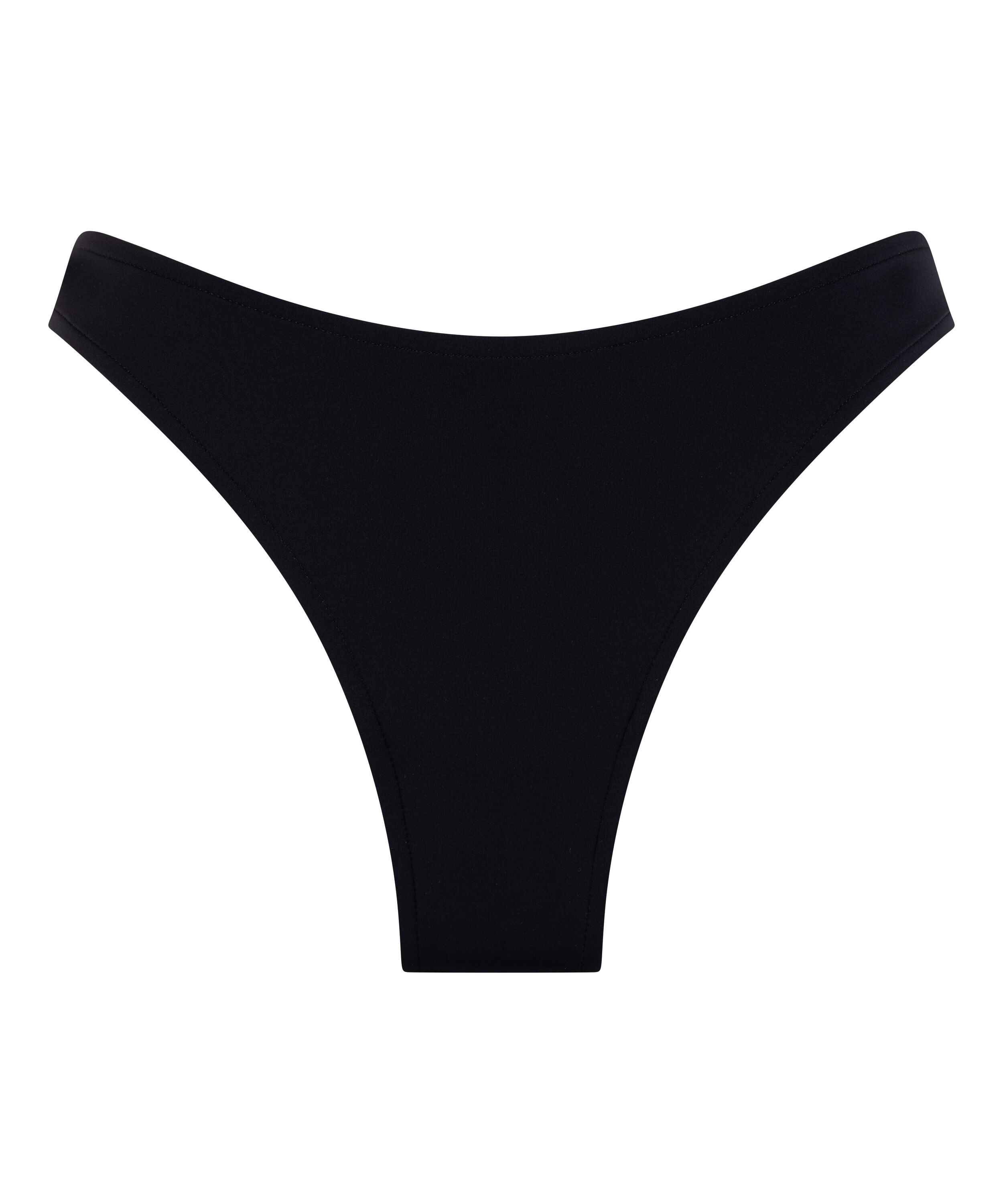 Neoprenowe bikini z wysokimi nogawkami, Czarny