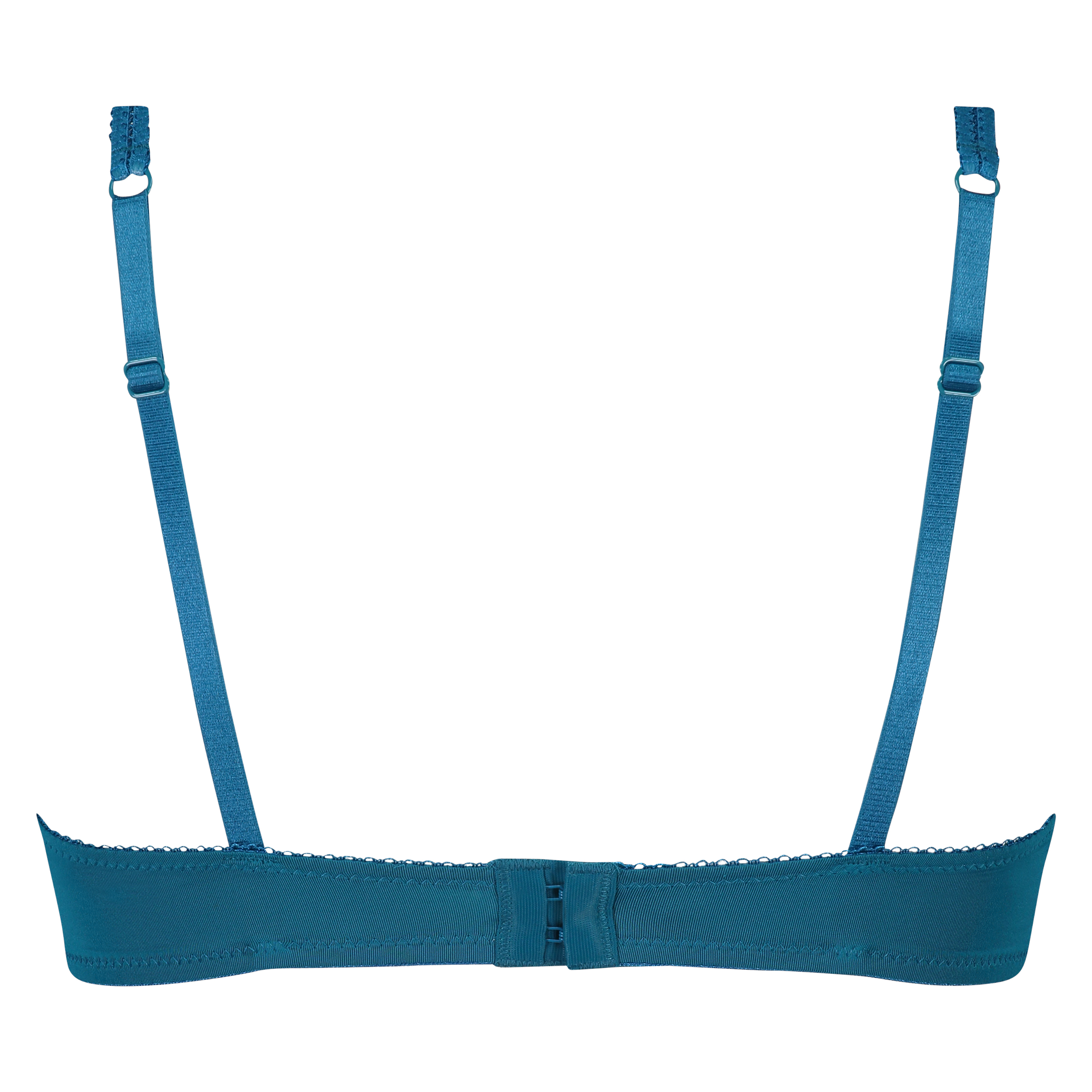 ﻿Biustonosz usztywniany z fiszbinami Secret Lace, Niebieski, main