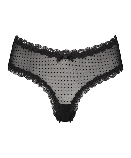 Brazyliany V-shape Mesh, Czarny