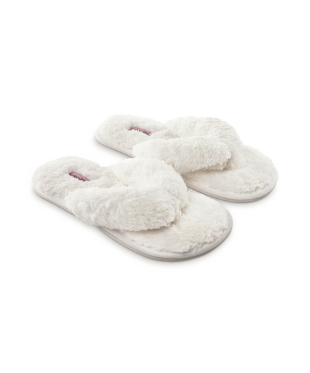 Lady slippers Snuggle, Biały