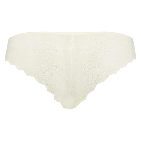 Brazyliany Lace Back, Biały