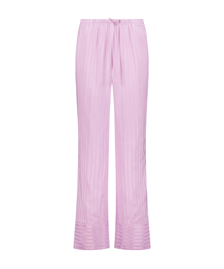 Spodnie z satyny, Fioletowy