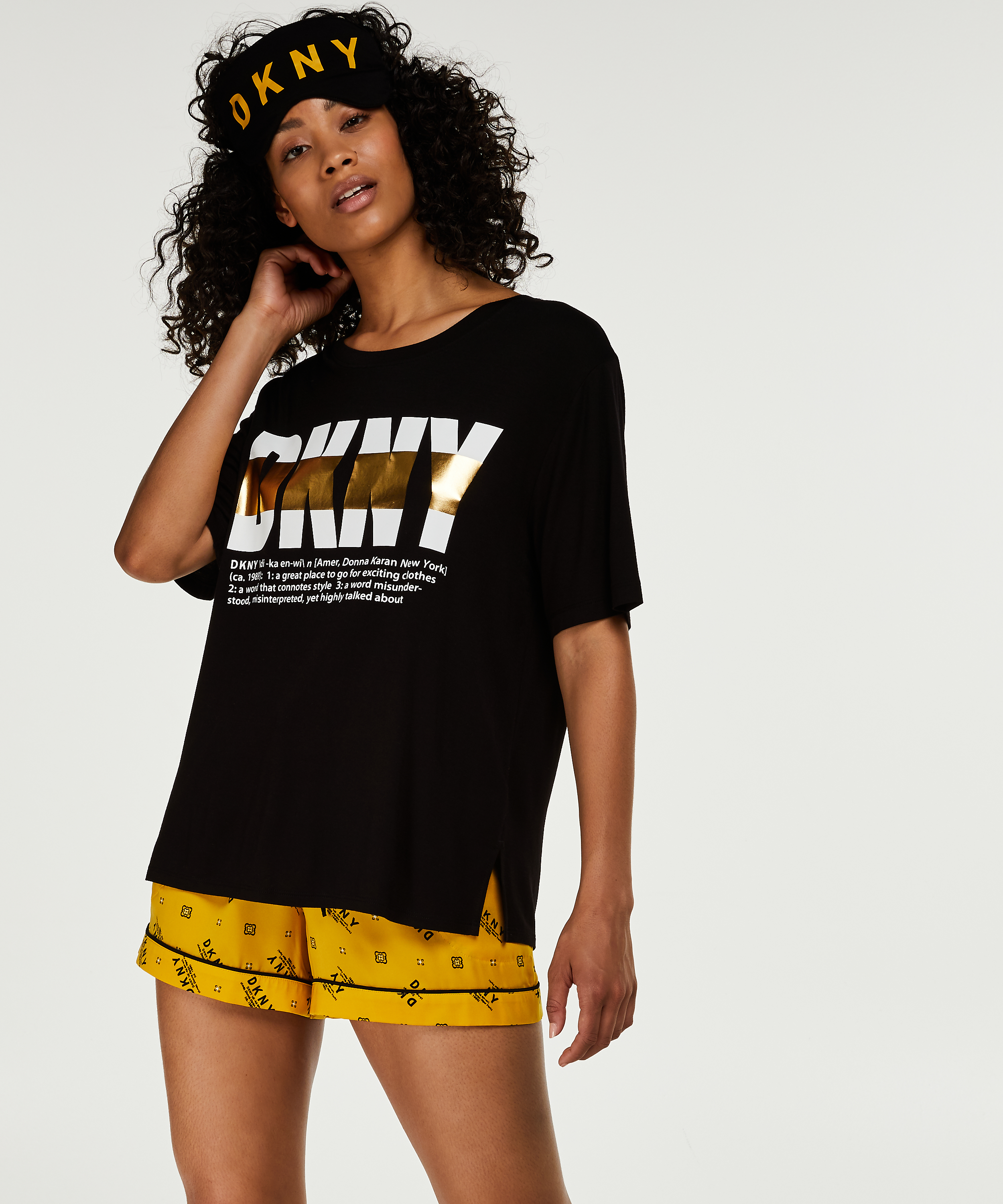 DKNY Pyjama Set, Żółty, main