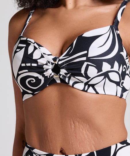 Top od bikini Mauritius, Czarny