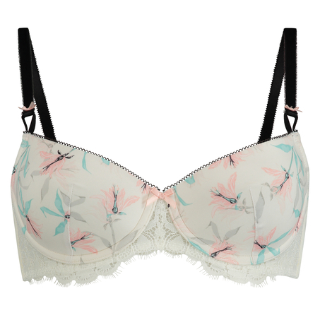Vanessa Padded Underwired Bra, Biały