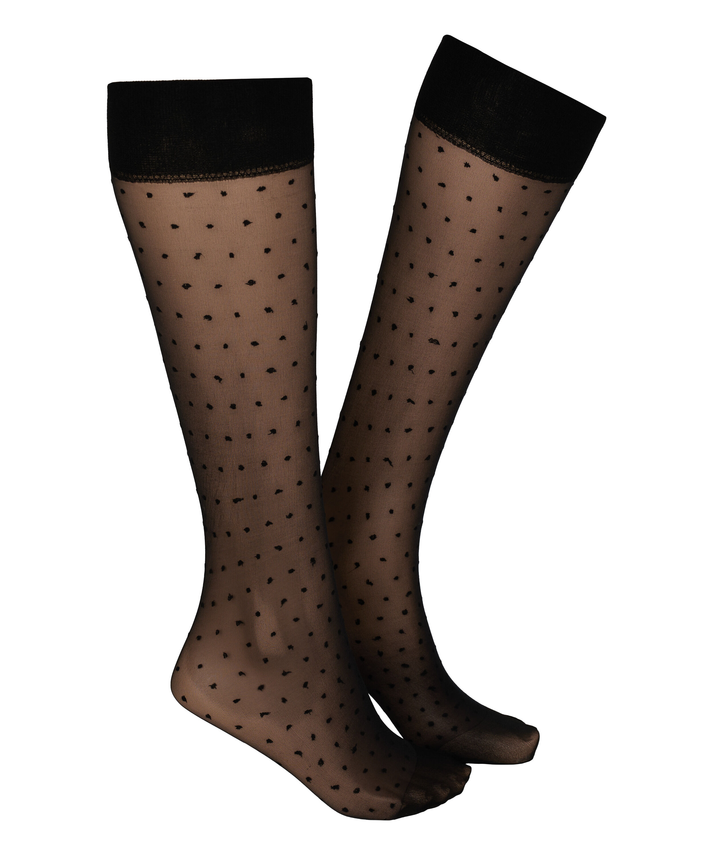 Sheer Skarpetki Dots, Czarny