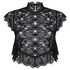 Top Allover Lace Legacy, Czarny
