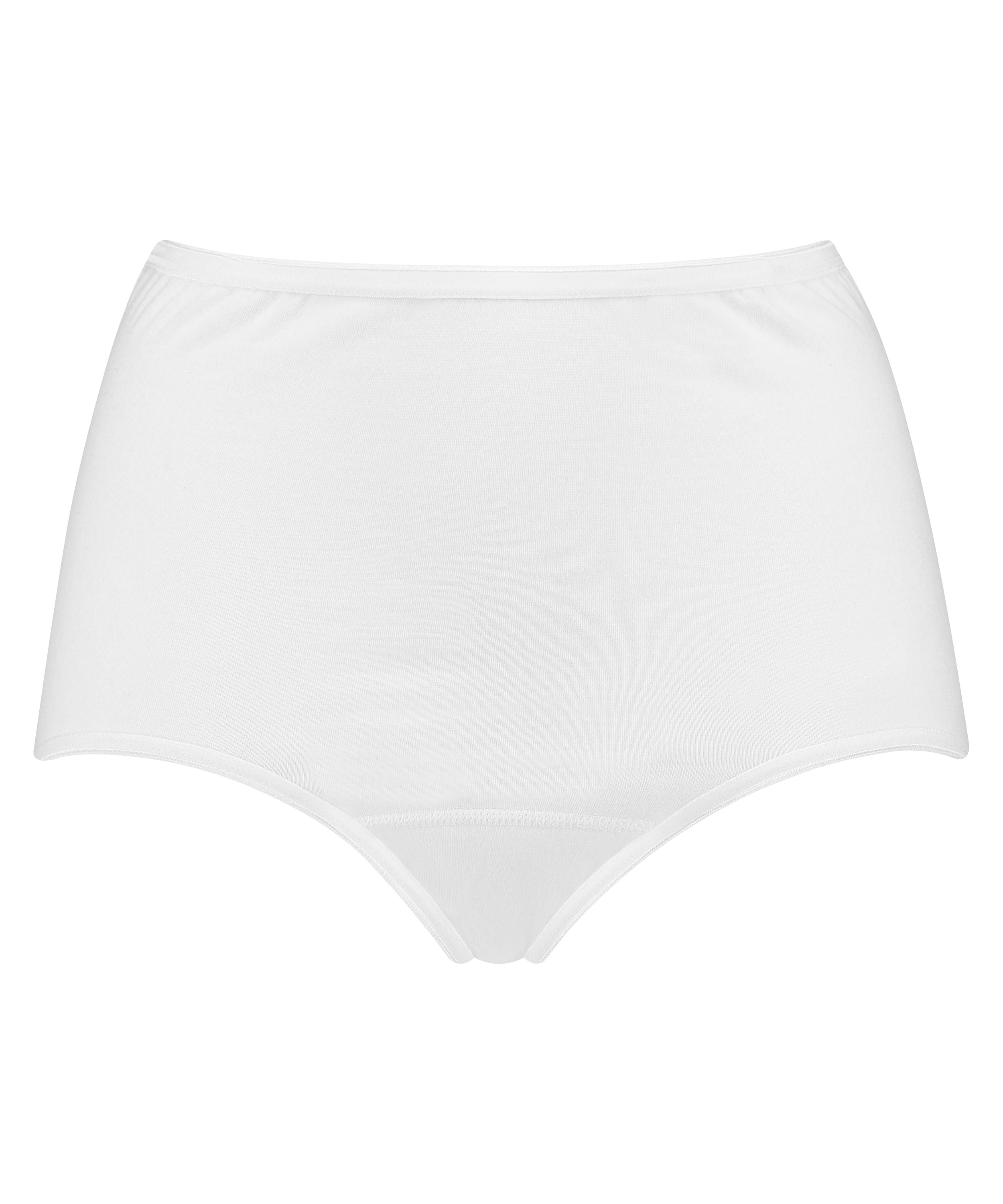 Bawełniane majtki maxi Superslip, Biały, main