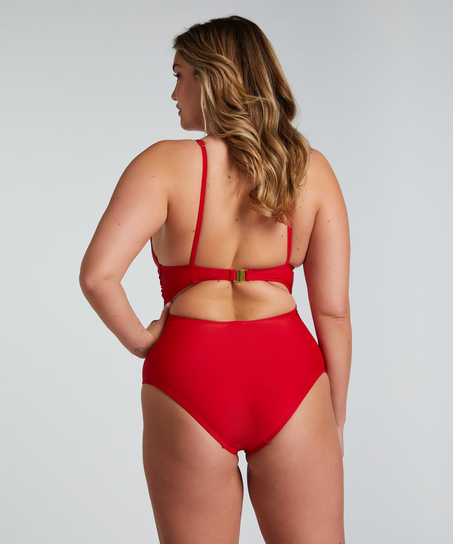 Str&oacute;j kąpielowy Shaping Luxe, Czerwony