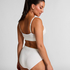 Tr&oacute;jkątny biustonosz bralette Dide, Biały