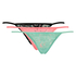 3-pack tangas lace, Niebieski