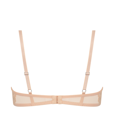 Nieusztywniany biustonosz z fiszbinami Isabella, Pomarańczowy