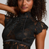 Bralette Amelia, Czarny