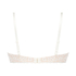 Nieusztywniany biustonosz z fiszbinami Rose, Biały