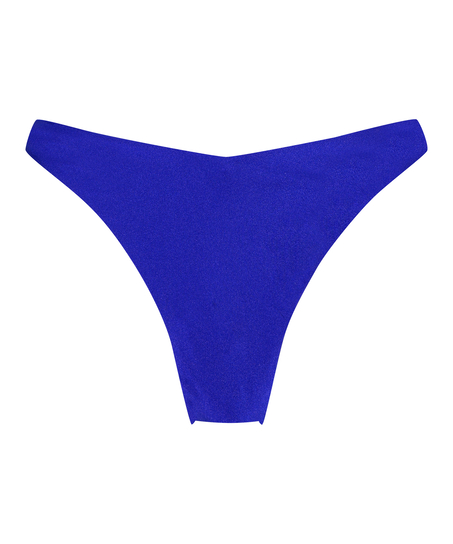 Majtki Bikini Wysoko Krojona Bari, Niebieski