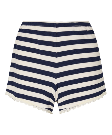 Szorty Piżamowe, Niebieski