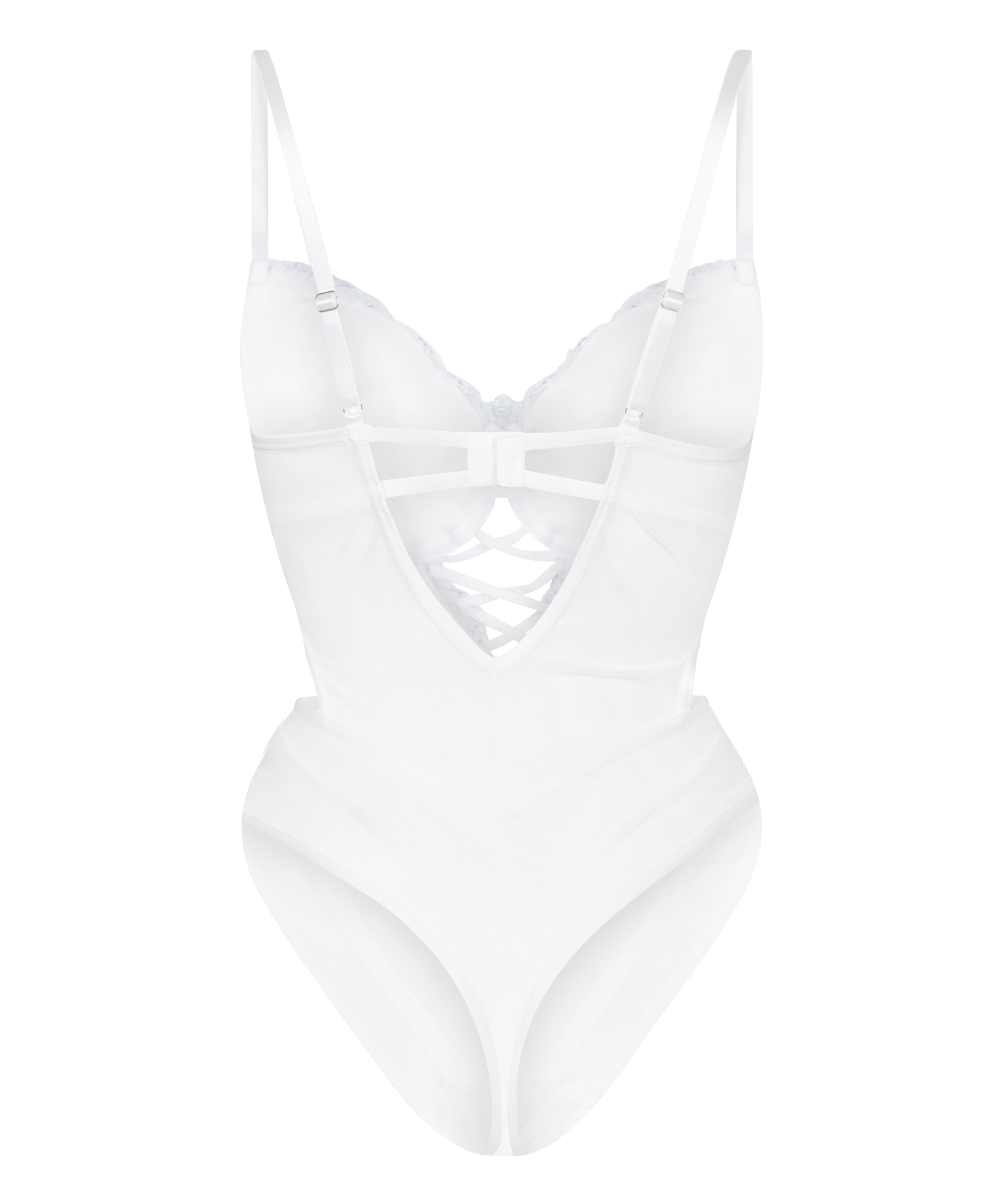 High Waisted Brazilian Miri, Biały, main