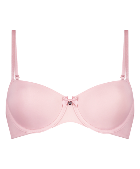 Demi Padded Underwired Bra, R&oacute;żowy