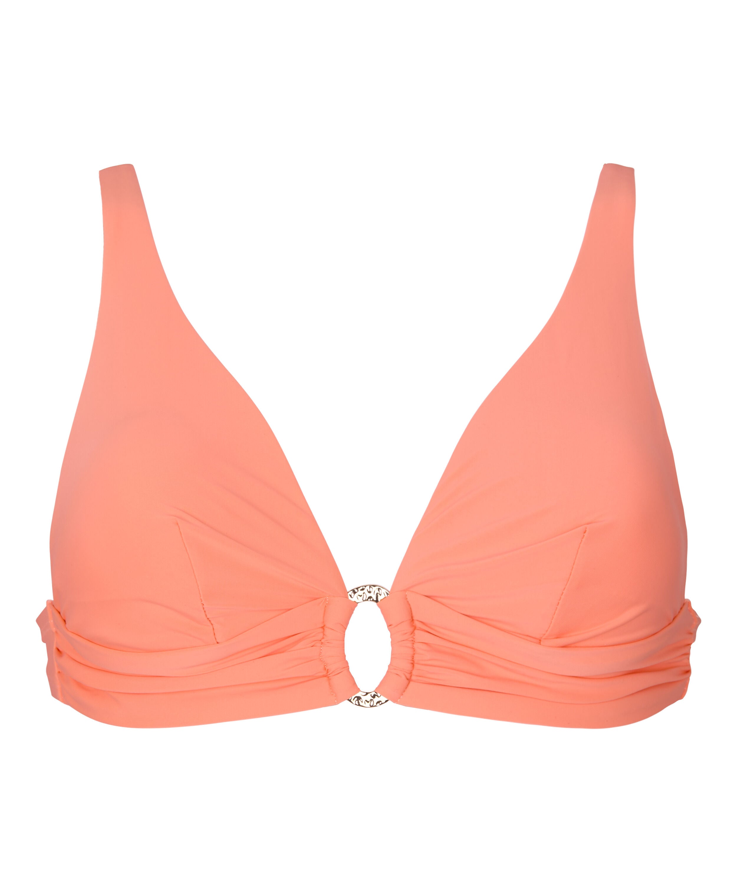 Triangle Bikini Top Luxe, Pomarańczowy
