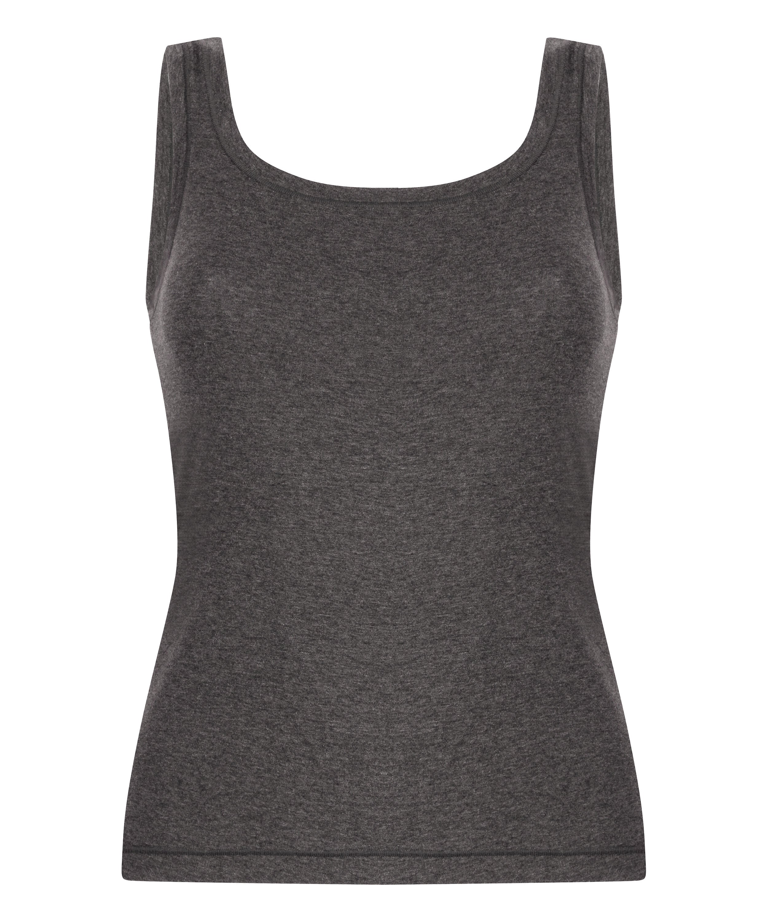 Singlet top z miękkiej bawełny, Szary