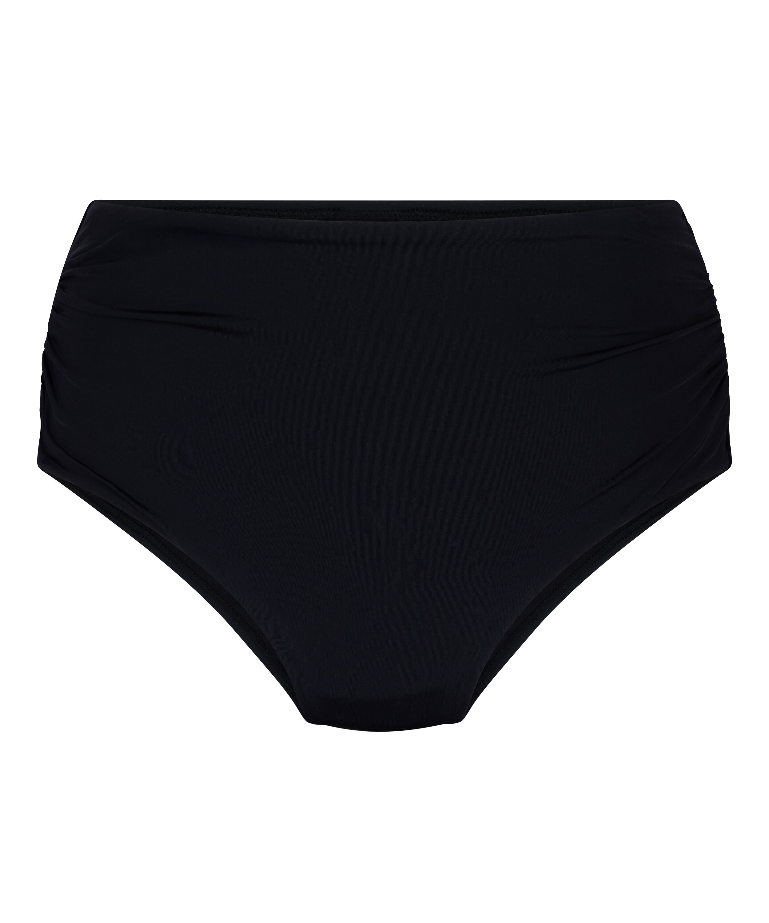 Wysokie Modelujące Majtki Bikini Luxe, Czarny