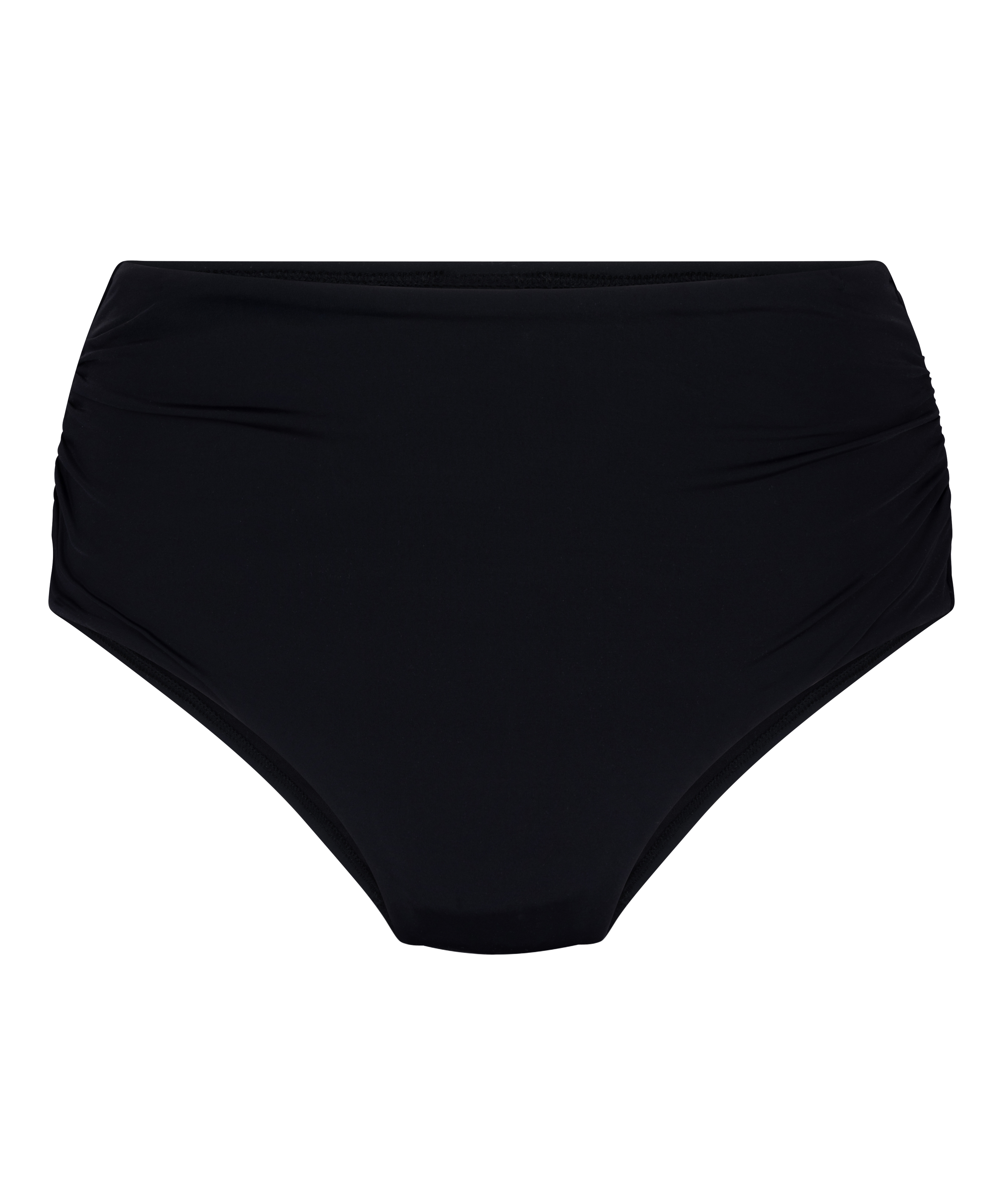Wysokie Modelujące Majtki Bikini Luxe, Czarny, main
