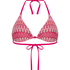 Tr&oacute;jkątny top od bikini Cali, R&oacute;żowy