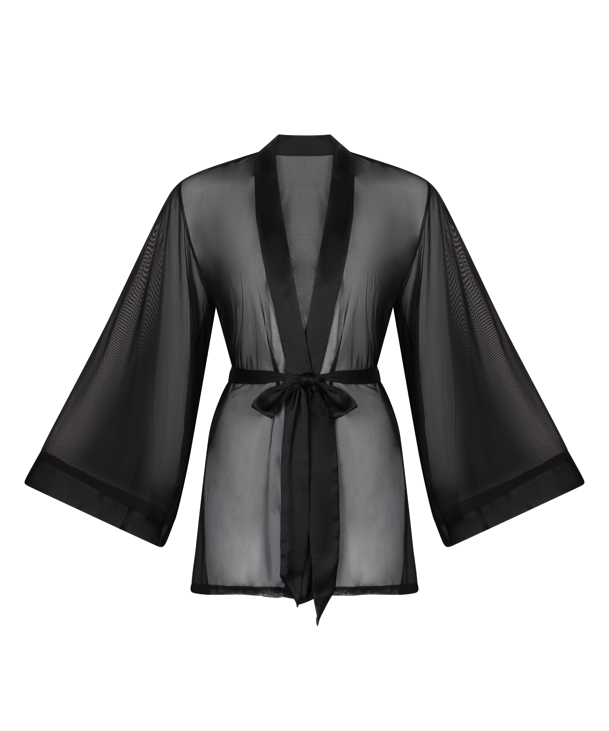 Kimono Maxime Tulle, Czarny, main