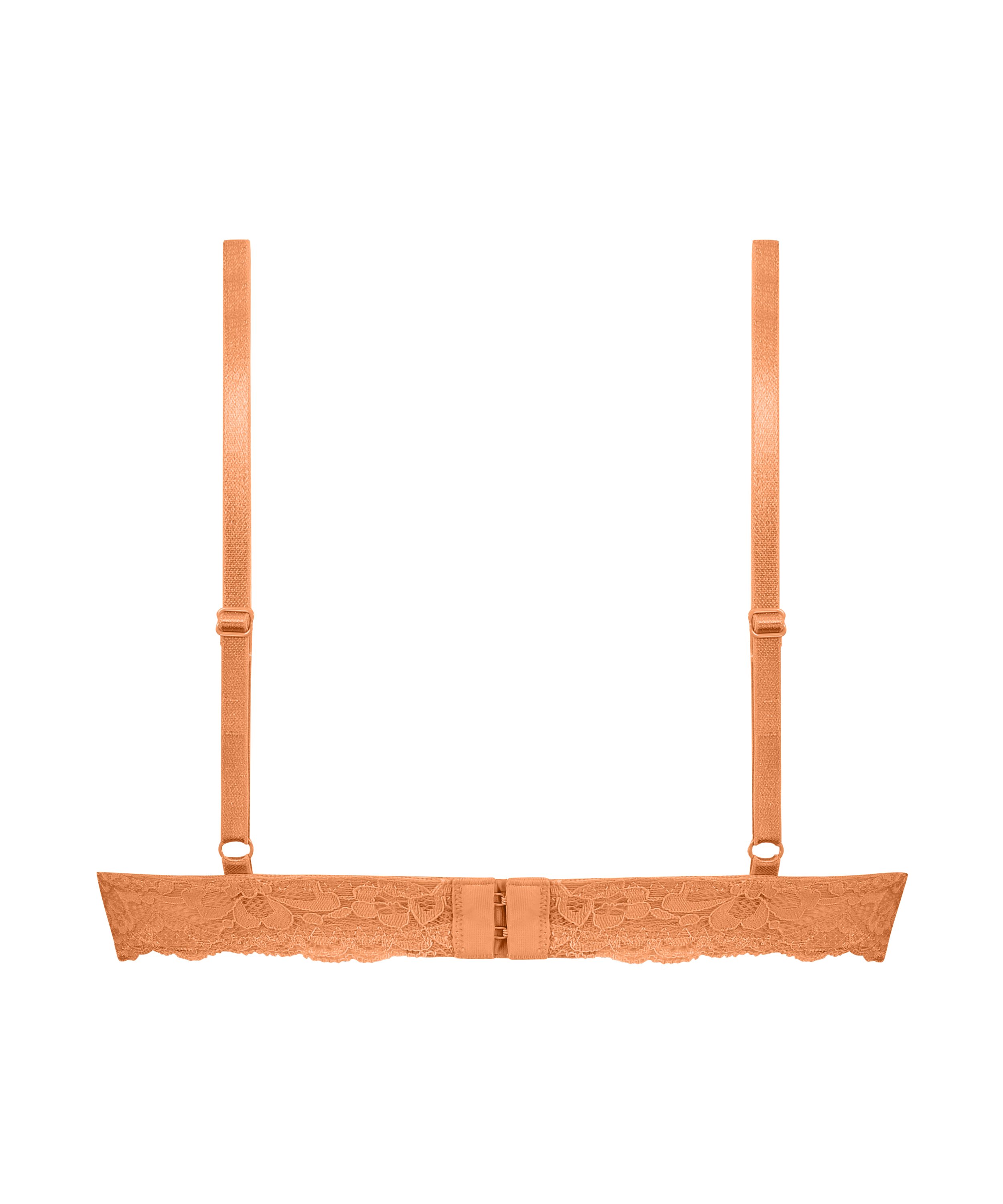 Wyściełany biustonosz push-up z fiszbinami Marine, Pomarańczowy, main