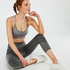 HKMX High Waist Level 3 Capri Leggings, Szary