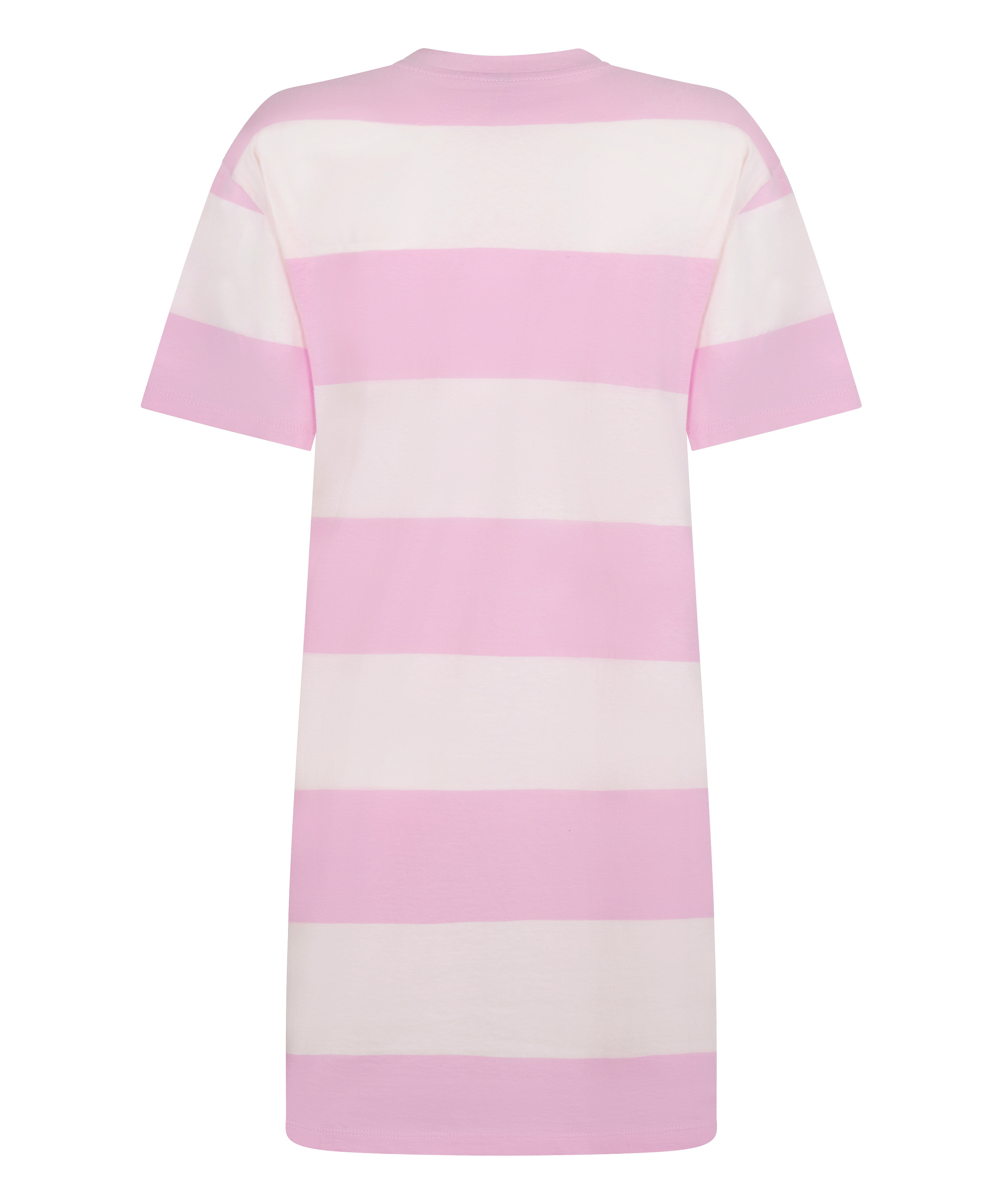 Koszula nocna z okrągłym dekoltem, R&oacute;żowy, main