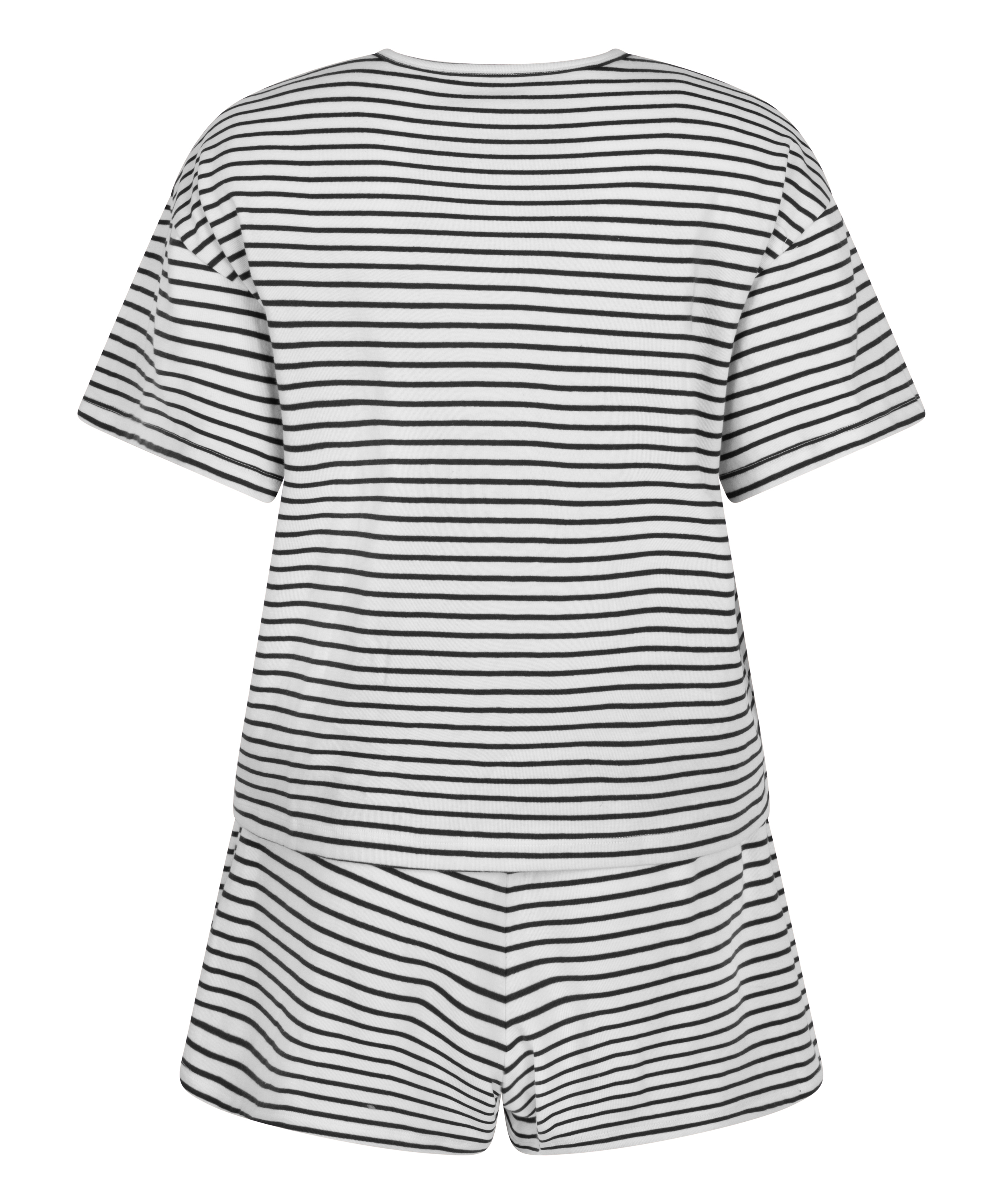 Zestaw piżamowy z dżerseju, Niebieski, main