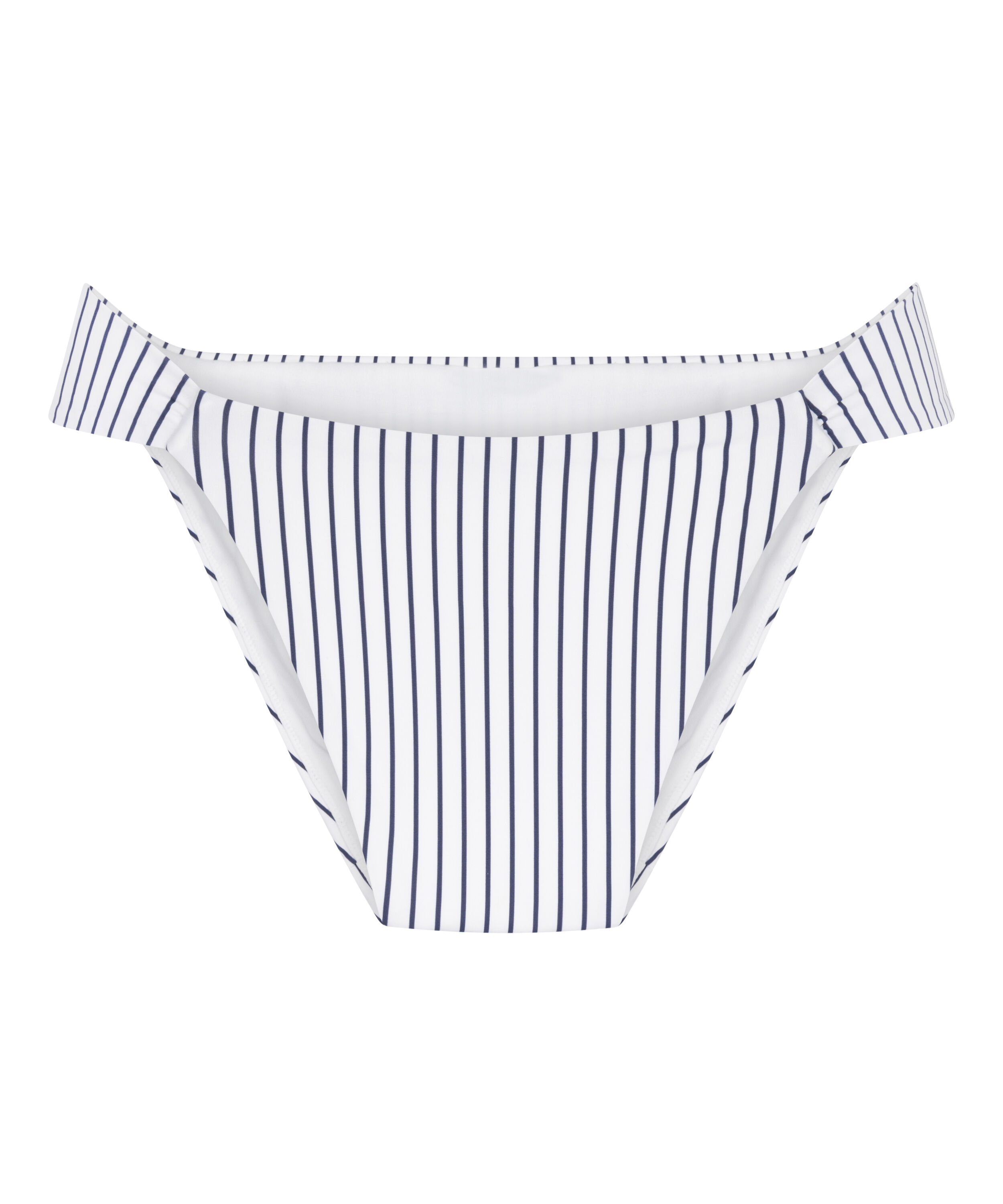 Figi Bikini Highleg Stripes, Biały
