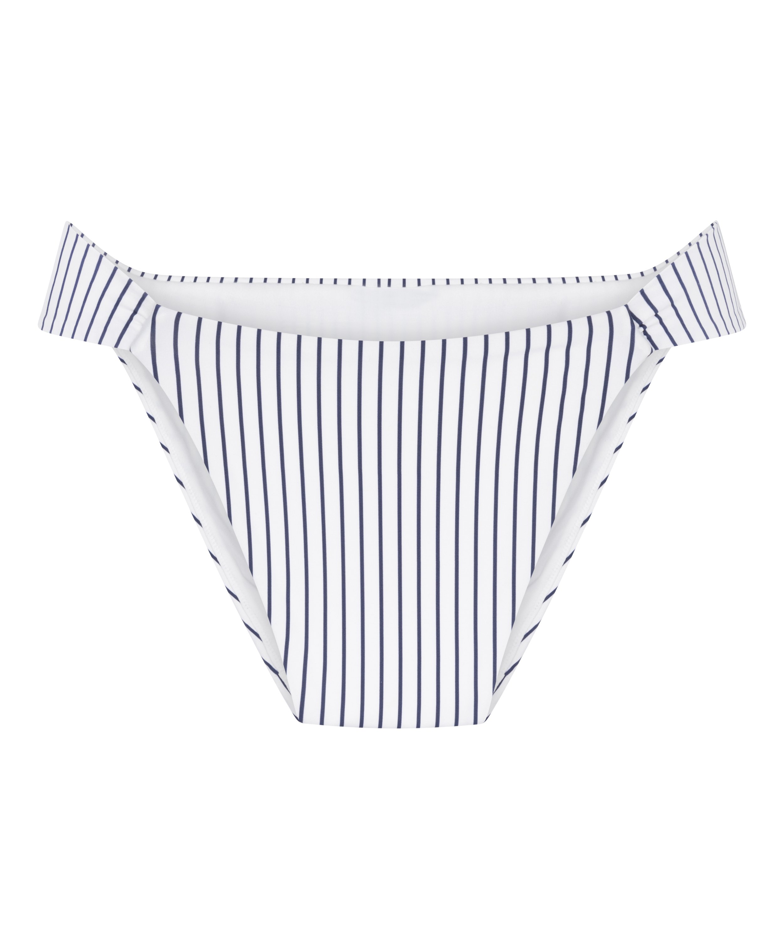 Figi Bikini Highleg Stripes, Biały, main
