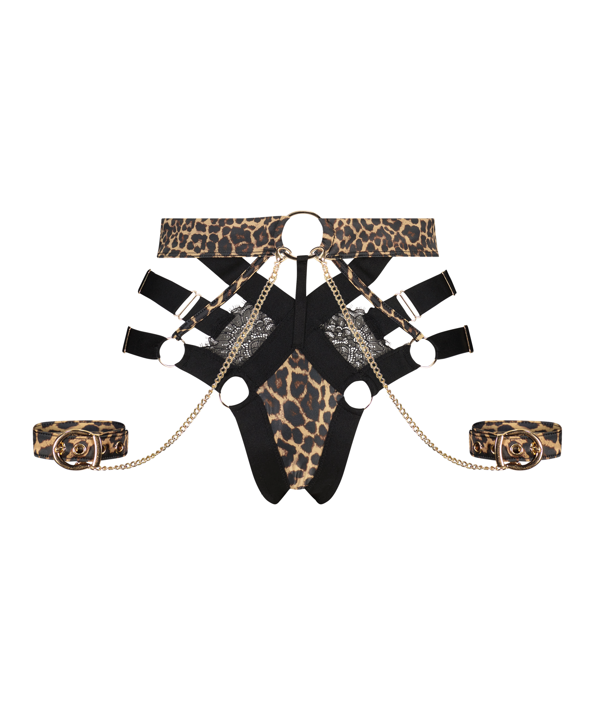 Majtki brazylijskie Entice, Czarny, main