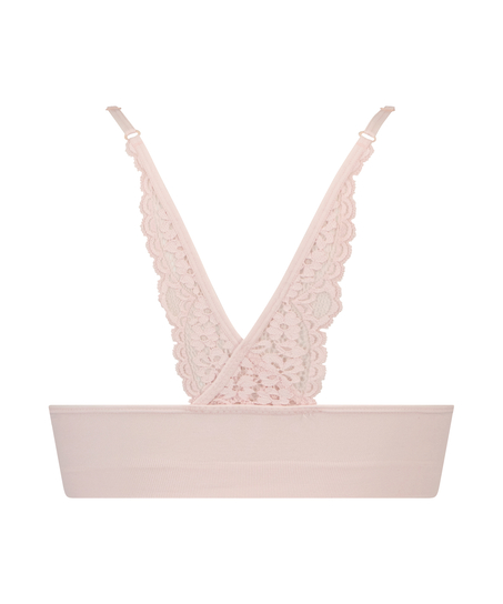 Braletka bezszwowa Rose, Różowy