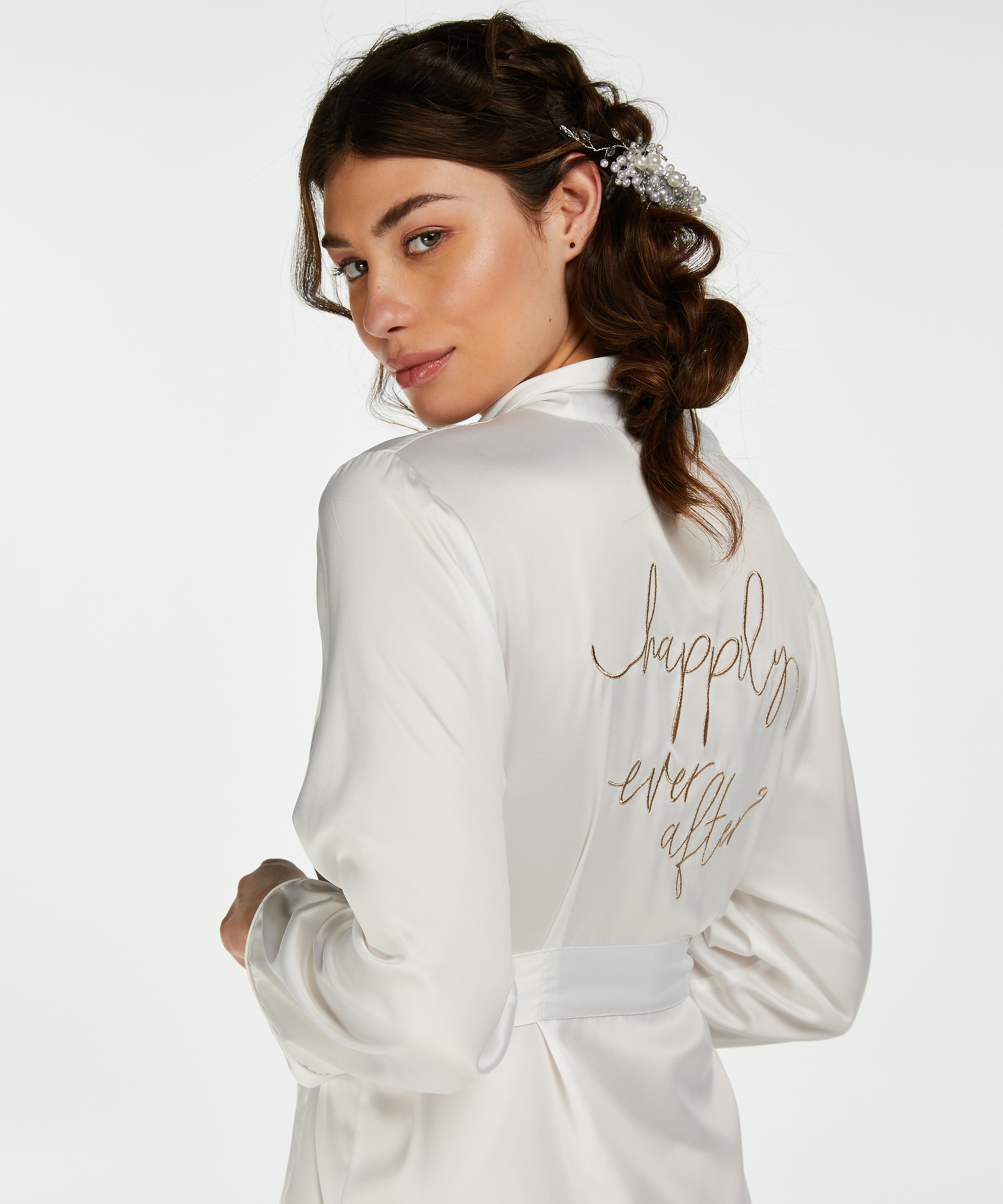 Kimono Bridal, Biały, main