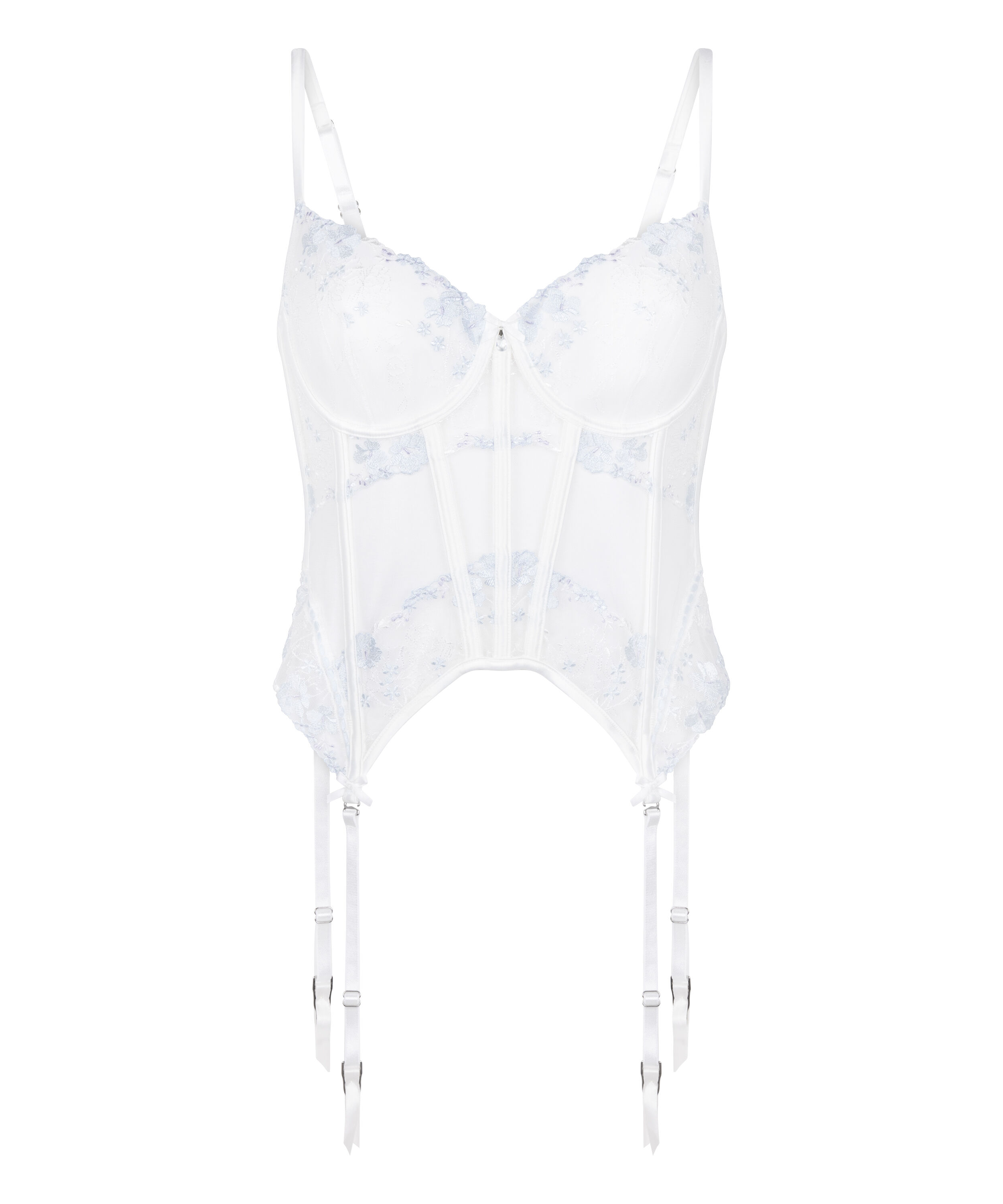 Bustier Peonie, Biały
