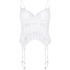 Bustier Peonie, Biały