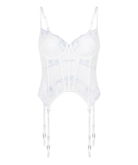 Bustier Peonie, Biały