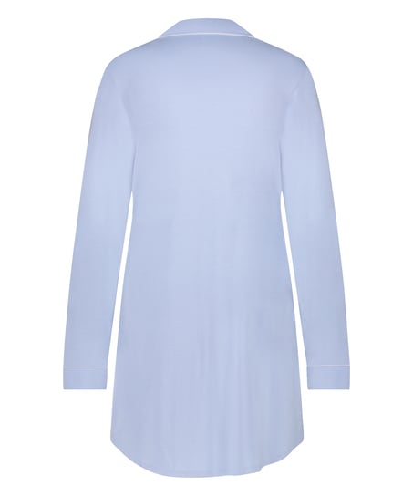 Sukienka Essential z dżerseju z długim rękawem, Niebieski