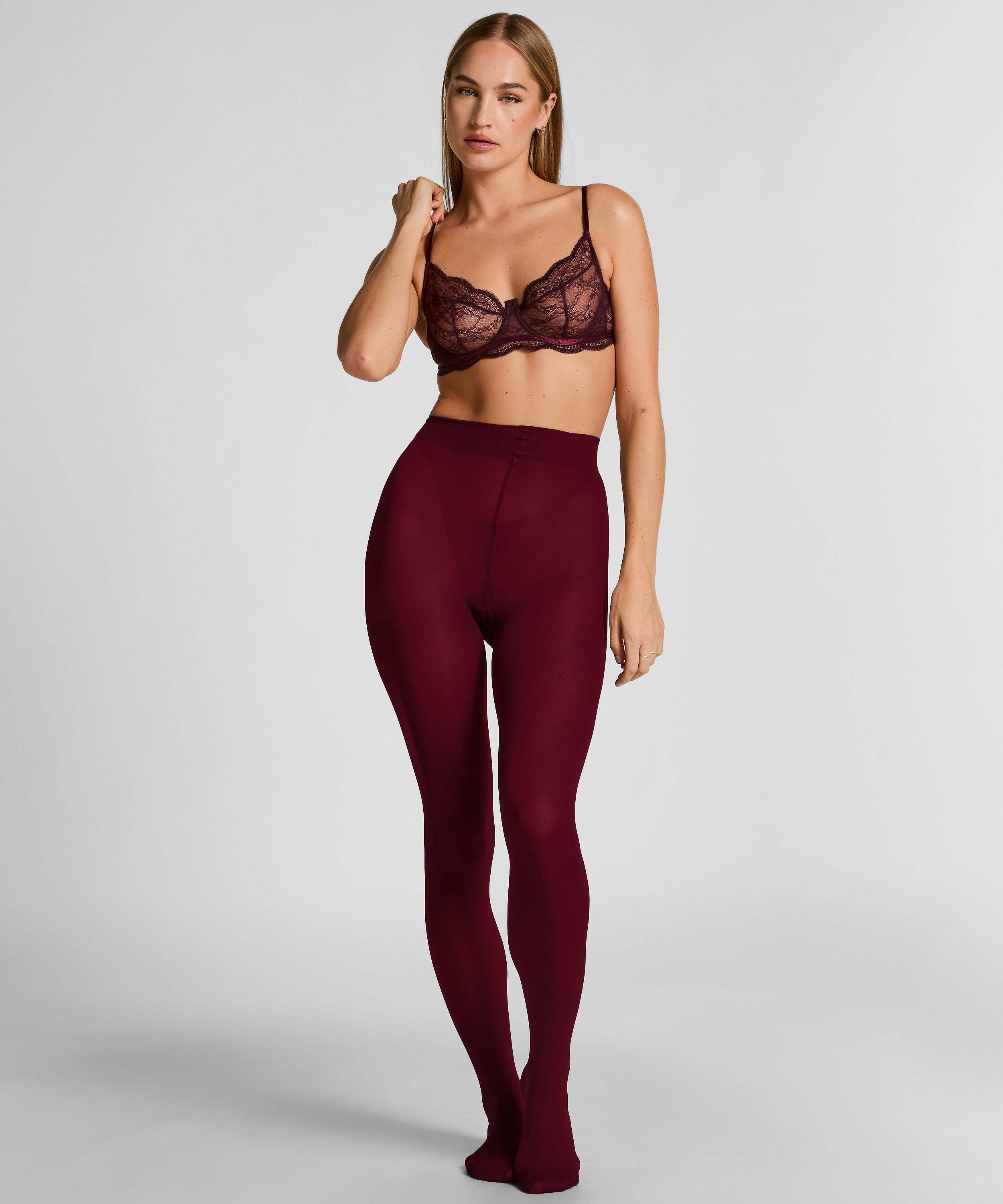 Rajstopy 50 Den Velvet Touch, Fioletowy, main