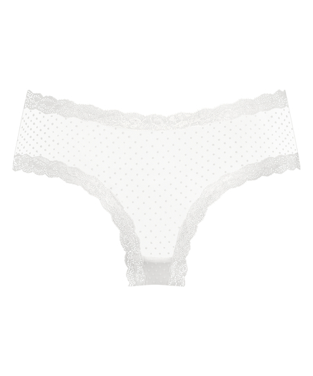 Brazyliany V-shape Mesh, Biały