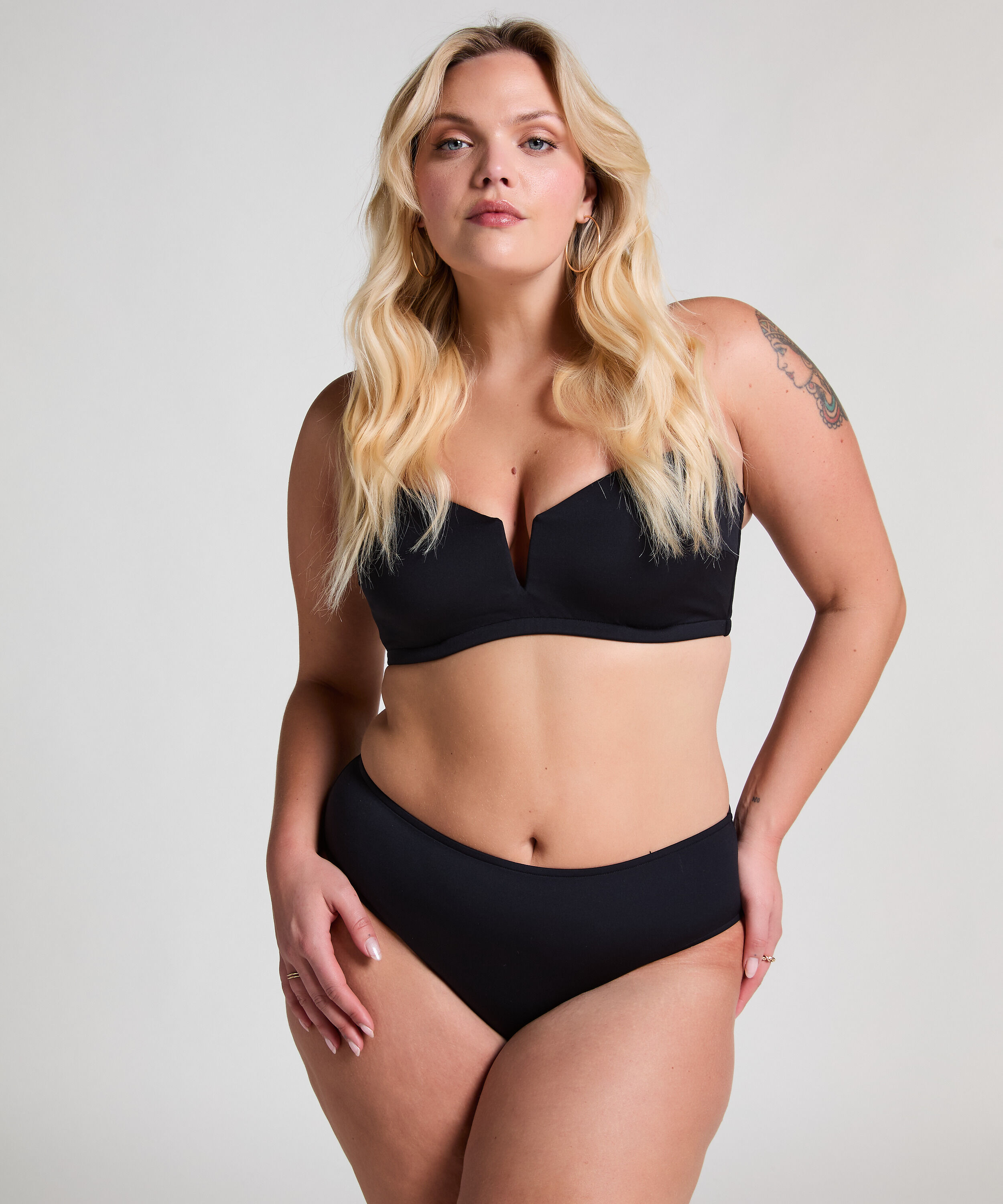 Neoprenowe bikini Rio, Czarny