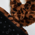 Leopard Ballerina Slippers, Brązowy