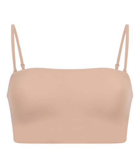 Bandeau Bralette Smooth, Beżowy