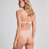 Usztywniony biustonosz push-up z fiszbinami Deep-V, Beżowy