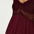 Jersey lace slipdress, Czerwony