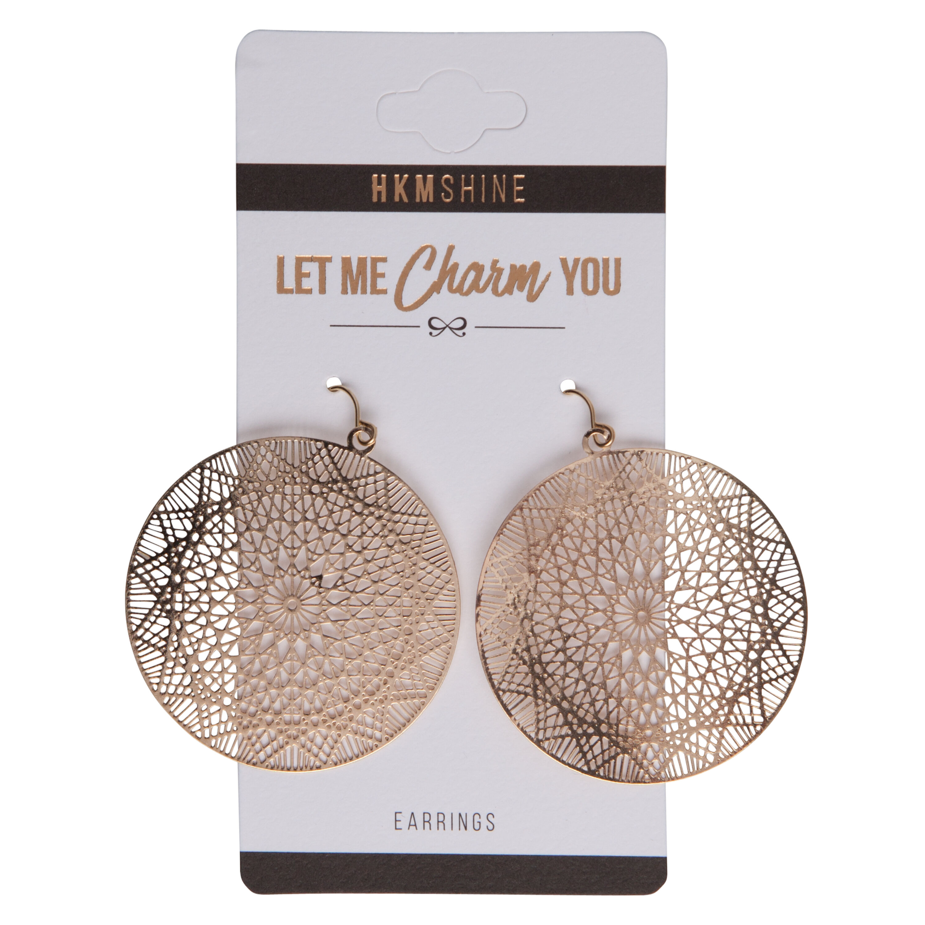 Filigree Earrings, Ż&oacute;łty