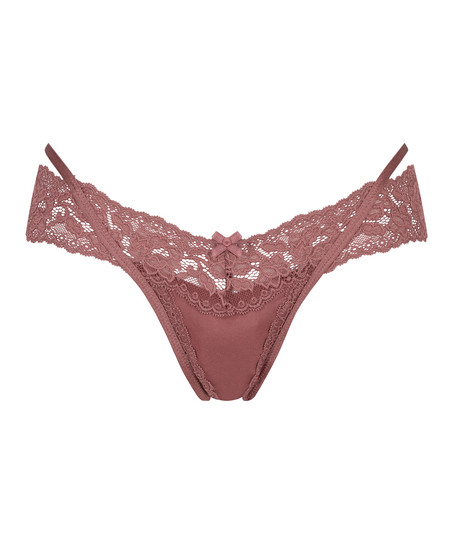 Stringi w kształcie litery V, z niskim stanem Elliena, Czerwony